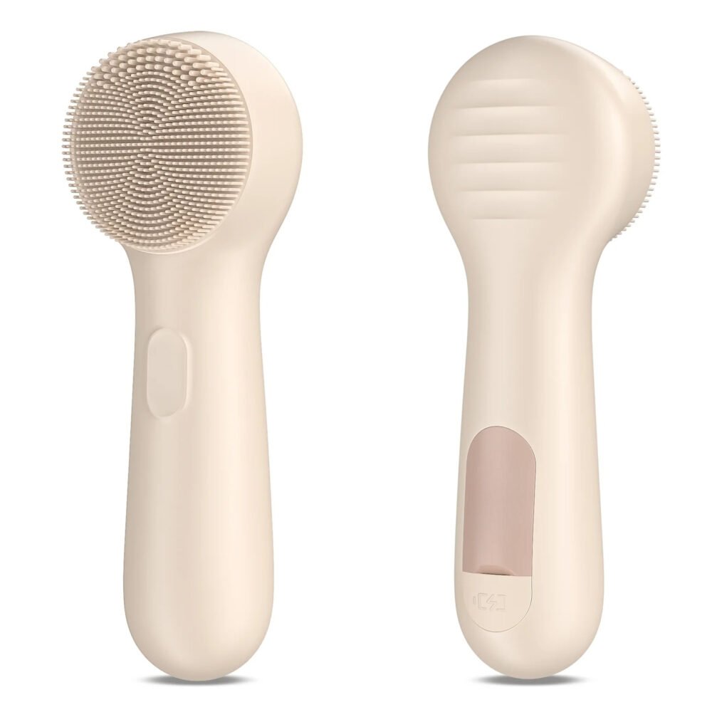 Facial Cleansing Brush,IPX7 Waterproof Sonic Face Brush for All Skin Types