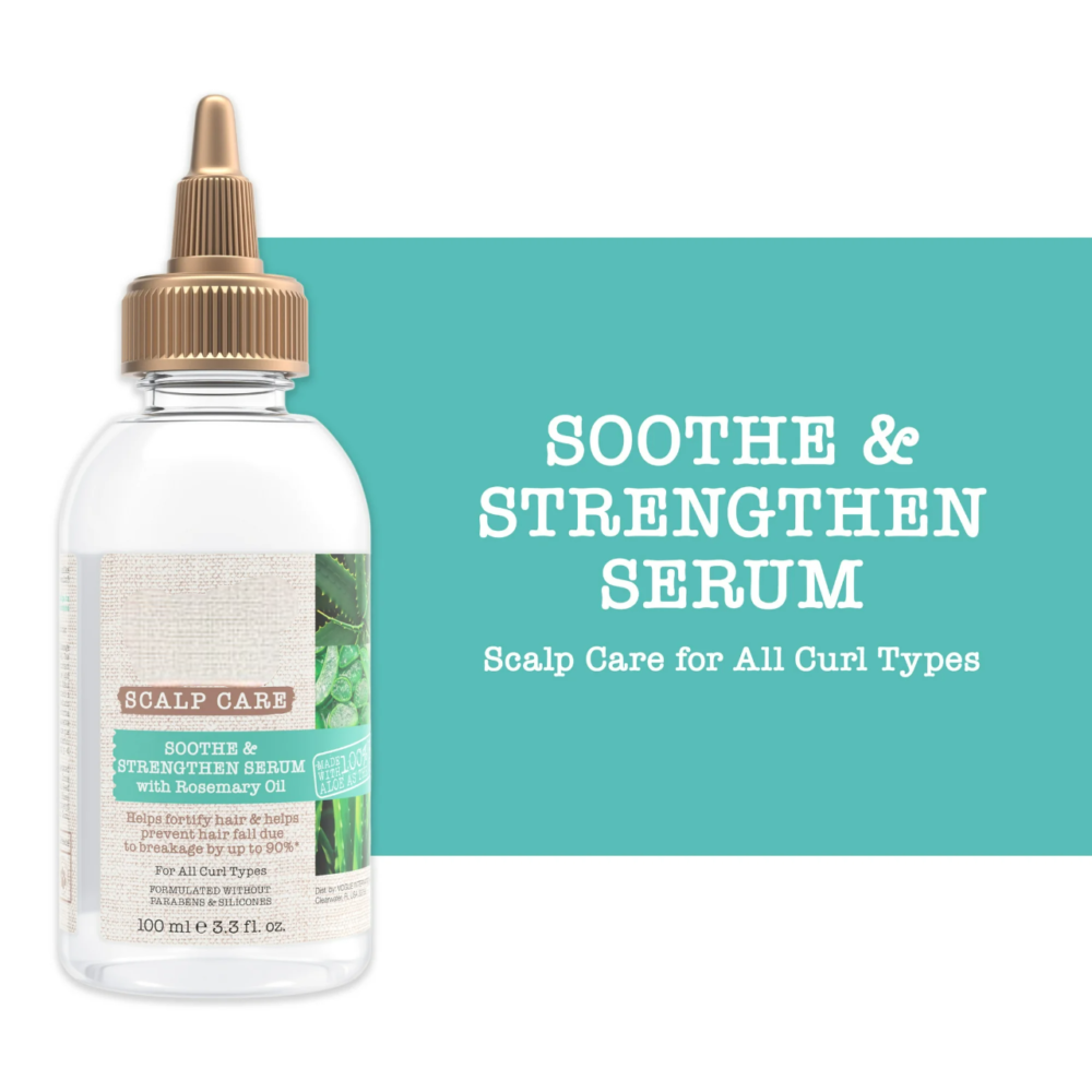 Scalp Care Curly Hair Serum with Rosemary Oil + Aloe Vera