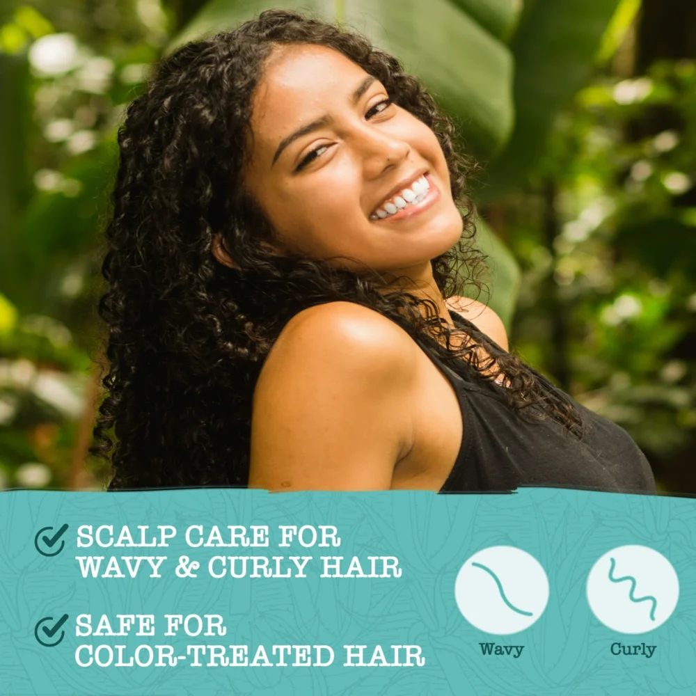 Scalp Care Curly Hair Serum with Rosemary Oil + Aloe Vera - Image 3