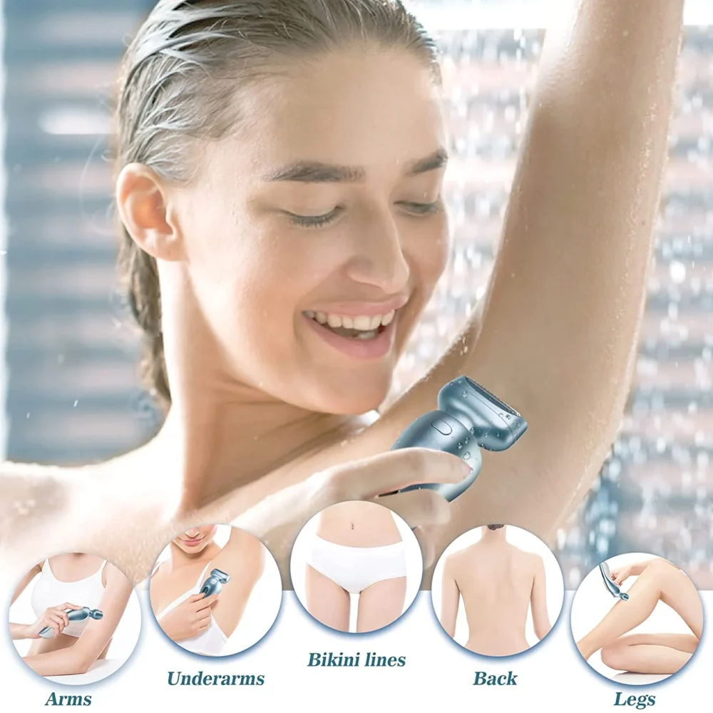 Electric Razor for Women, Painless Womens Electric Shaver, Low Noise Bikini Trimmer - Image 3