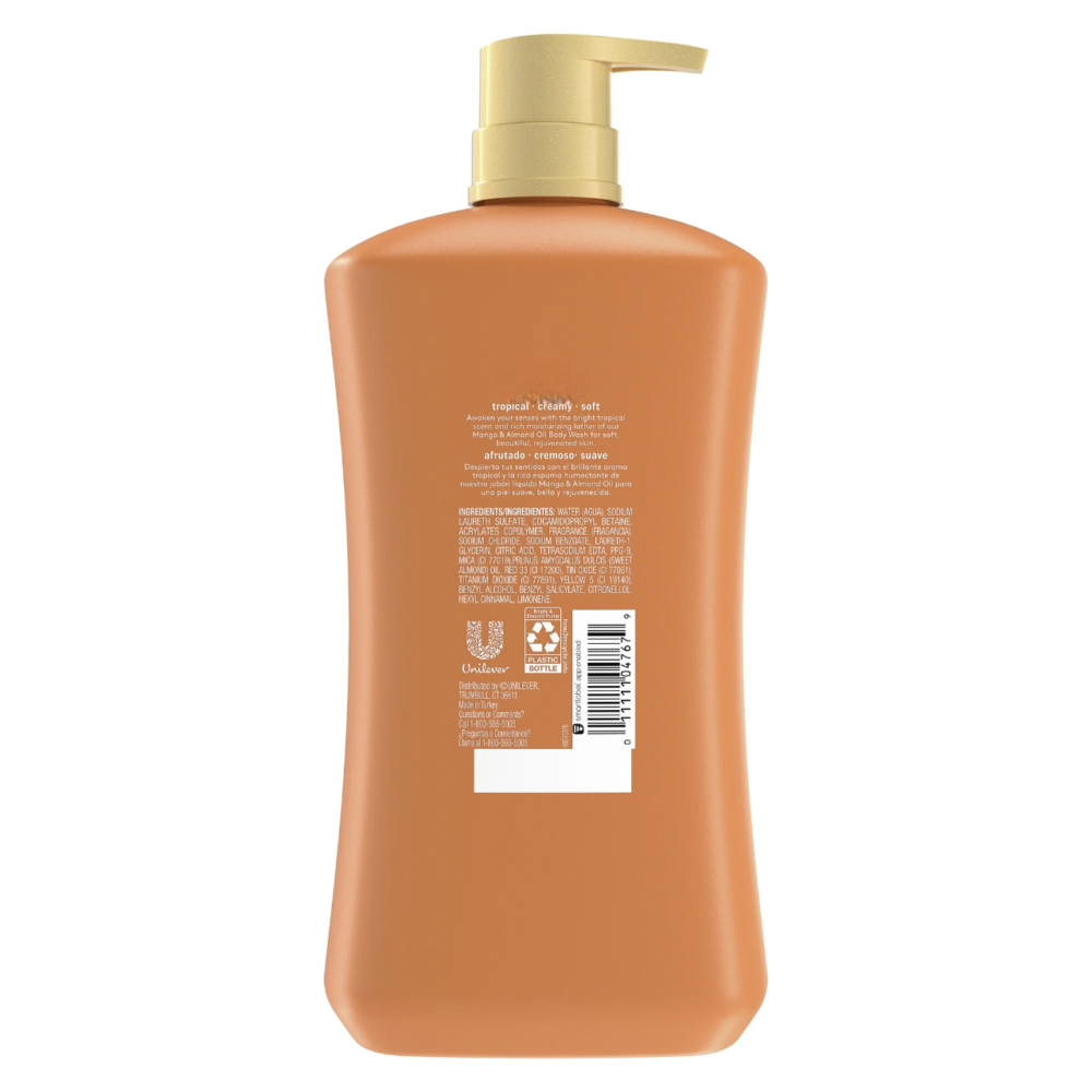 Body Wash for Women, Mango & Almond Oil Shower Gel for Dry Skin - Image 2