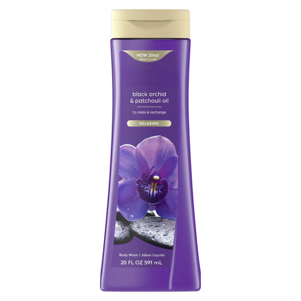 Body Wash for Women, Black Orchid & Patchouli Oil Shower Gel for Dry Skin