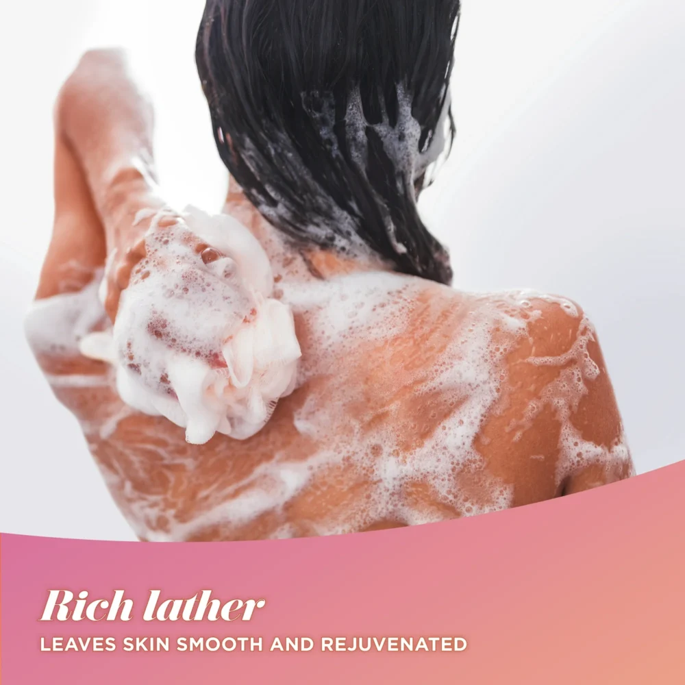 Body Wash for Women, Mango & Almond Oil Shower Gel for Dry Skin - Image 3